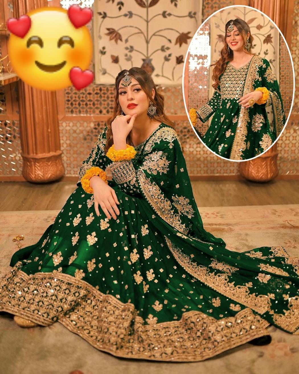 3 Pcs Women's Stitched Embroidered Suit – Luxury Collection
